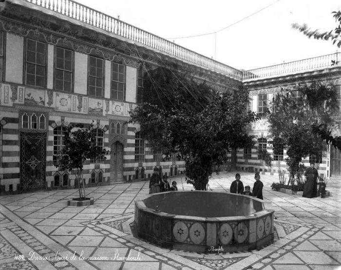 بيت دمشقي ثمانينات القرن التاسع عشر